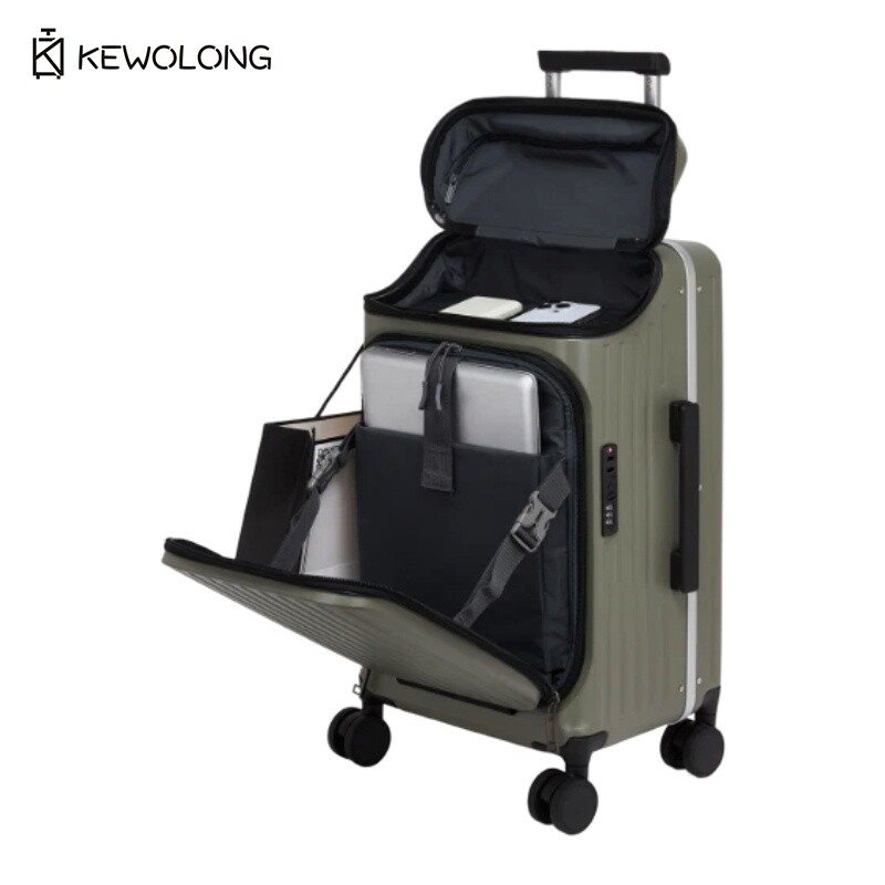 20 Inch Front Opening Carry On - Spinner Wheel Rolling Suitcase 20 Inch recension och pris