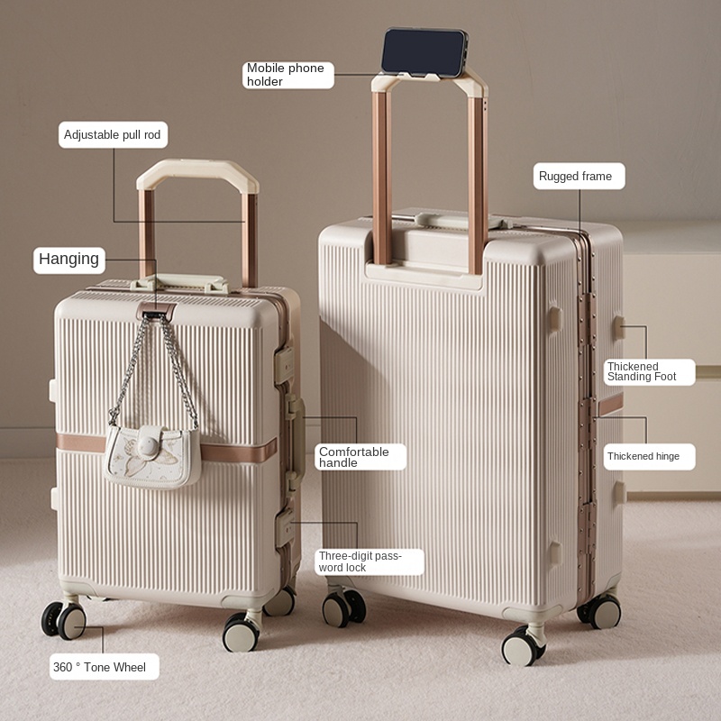 2026 New Luggage Carrier 20-in - Aluminum Frame Carry On Luggage recension och pris
