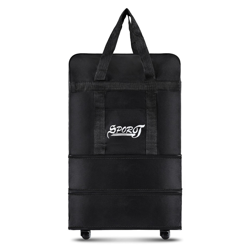 Durable Oxford cloth Expandabl - Foldable Rolling Luggage Bag recension och pris